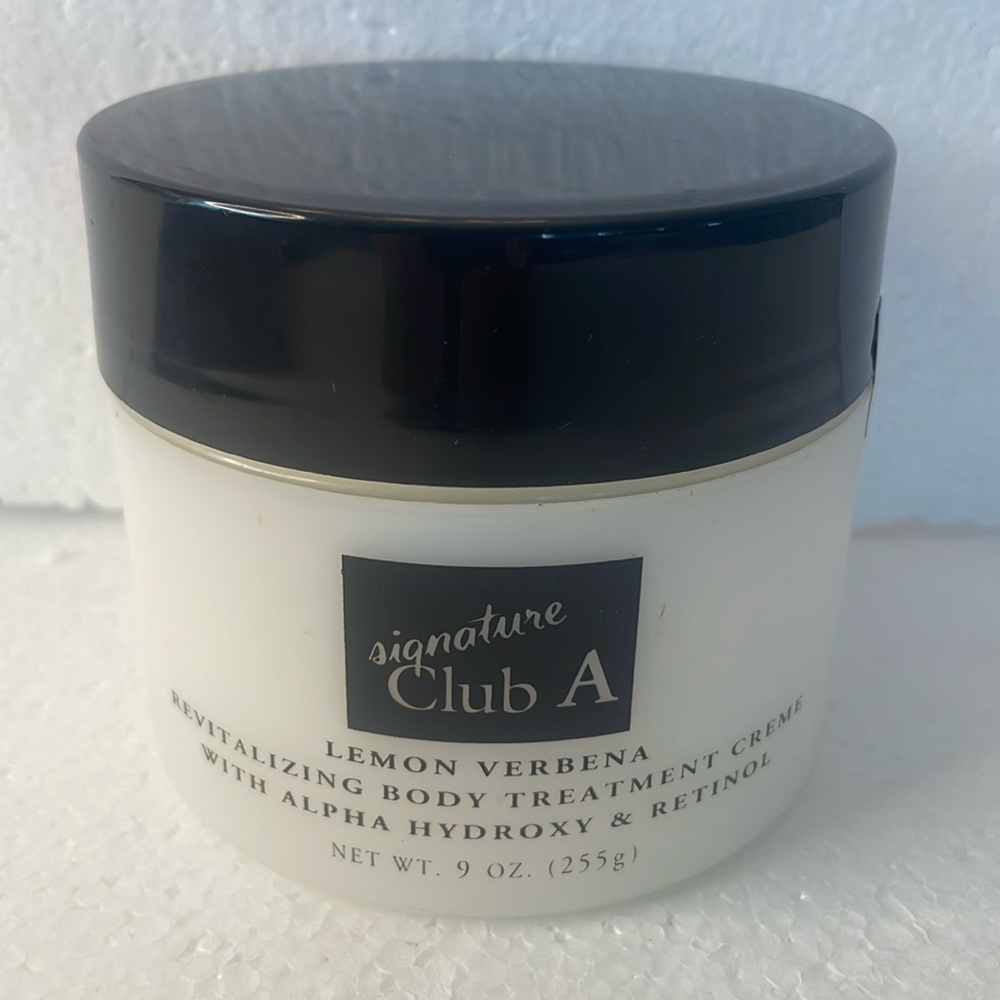 Signature club A lemon verbena revitalizing body treatment crème alpha hydroxy